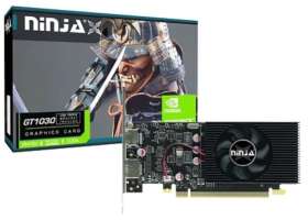 Видеокарта PCI-E Sinotex GeForce GT 1030 Ninja (NF103FG44F) 4GB GDDR4 64bit 14nm HDMI/DP RTL